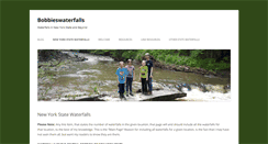 Desktop Screenshot of bobbieswaterfalls.net